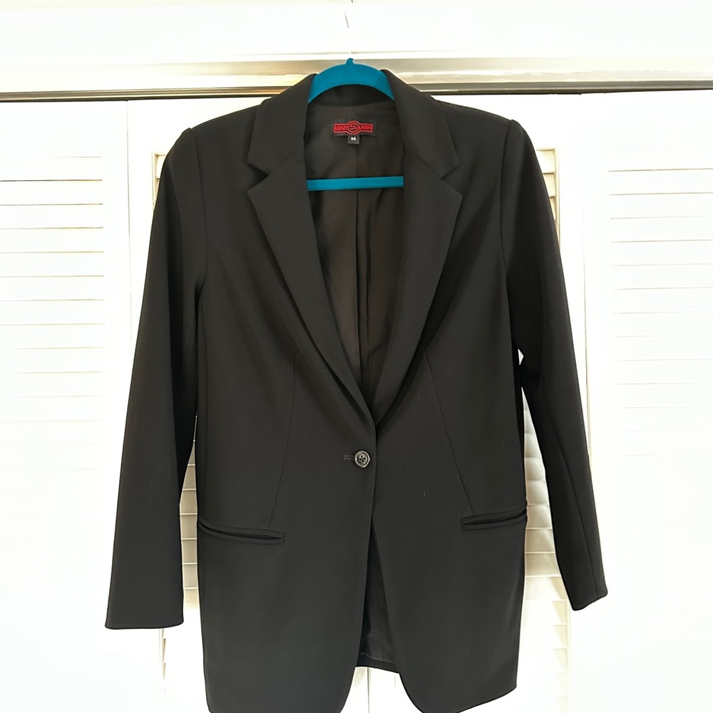 Krazy Larry Black Women's Blazer M